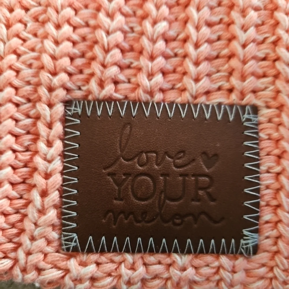 Love Your Melon Pink Knit Cute And Cozy Warm Winter Beanie